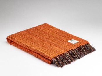 BLANKET HERITAGE RAINBOW TWEED - TANGERINE TWEED