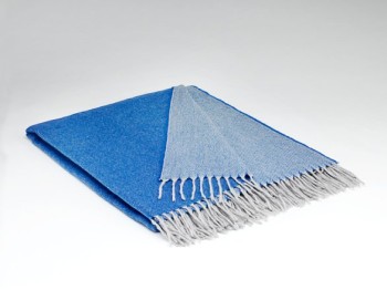 BLANKET 100% CASHMERE 200X 145 - OXFORD AND DOVE REV.