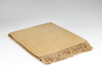 BLANKET 100% CASHMERE 200X 145 - SAND