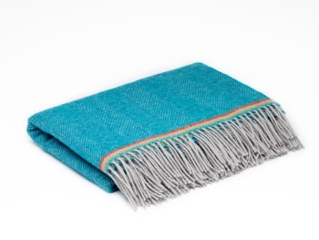 MINI BLANKET 145 X 120 - SEA BLUE