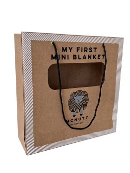 MINI BLANKET 145 X 120 - PLAYFUL GOLD