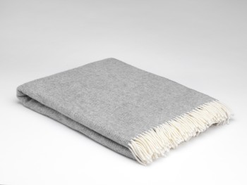 BLANKET SUPERSOFT LAMBSWOOL - UNIFORM GREY HB