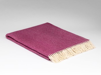 BLANKET SUPERSOFT LAMBSWOOL - BEETROOT HB