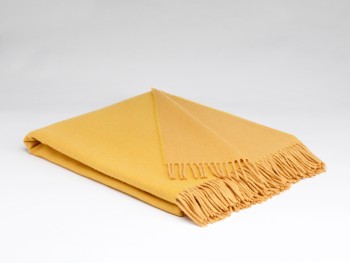 BLANKET SUPERSOFT LAMBSWOOL - GOLDEN SUN REVERSIBLE