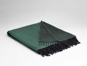 BLANKET SUPERSOFT LAMBSWOOL - EMERALD REVERSIBLE