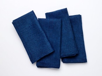 LINEN NAPKINS 45 X 45 set 4 - DENIM
