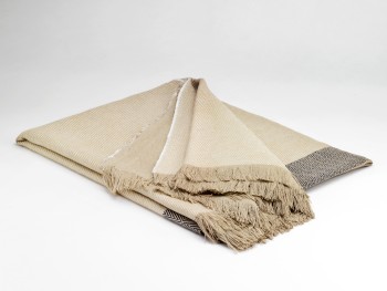 CHUNKY LINEN THROW - LISBON