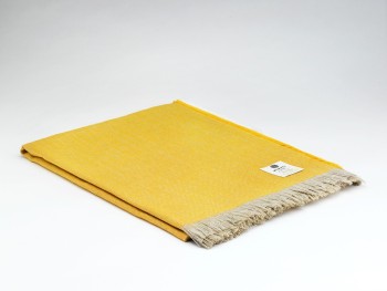 IRISH LINEN THROW - SUNSHINE