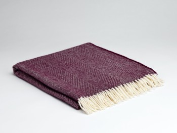 BLANKET XL SUPERSOFT LAMBSWOOL 230X145 - BURGUNDY HB XL