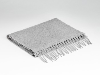 CASHMERE SCARF 100% 28 x 180 - DOVE