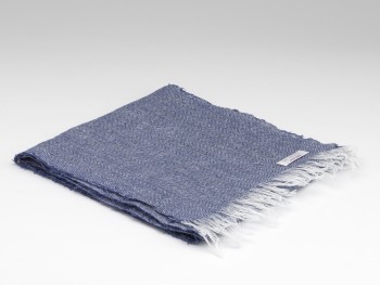 LINEN SCARF 29 x 2,40 - NAVY HB