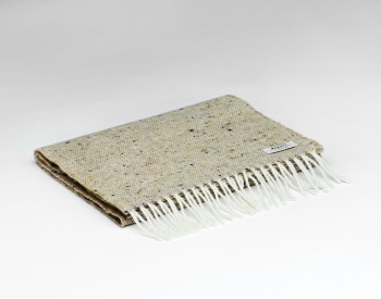 LAMBSWOOL TWEED SCARF - DONEGAL OATMEAL  TWEED