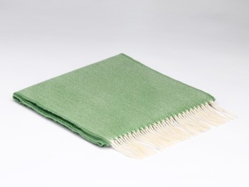 LAMBSWOOL SCARF - GOLF GREEN HB
