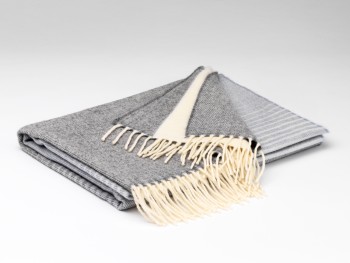 LAMBSWOOL PASHMINA 74 X 220 - MISTY GREY OMBRÉ