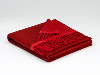 CASHMERE WRAP 45 X 203 CM - LIPSTICK REVERSIBLE