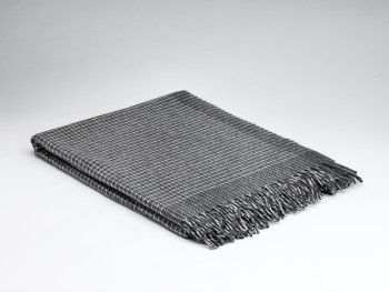 BLANKET 10%CASHMERE 90%LAMBSWOOL - ALPINE LIMESTONE