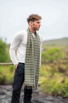 LAMBSWOOL SCARF - GLEN MINI CHECK