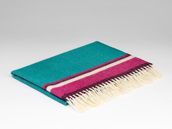 BABY BLANKETS MERINO LAMBSWOOL 104 X 75 - UNDER THE SEA