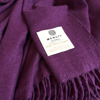 BLANKET 100% CASHMERE 200X 145 - WINTERBERRY