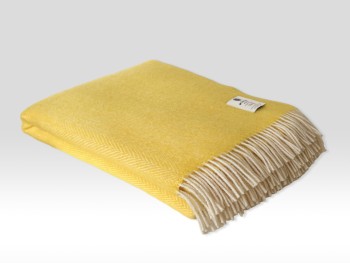 BLANKET HERITAGE COLLECTION - SUNSHINE HERRINGBONE